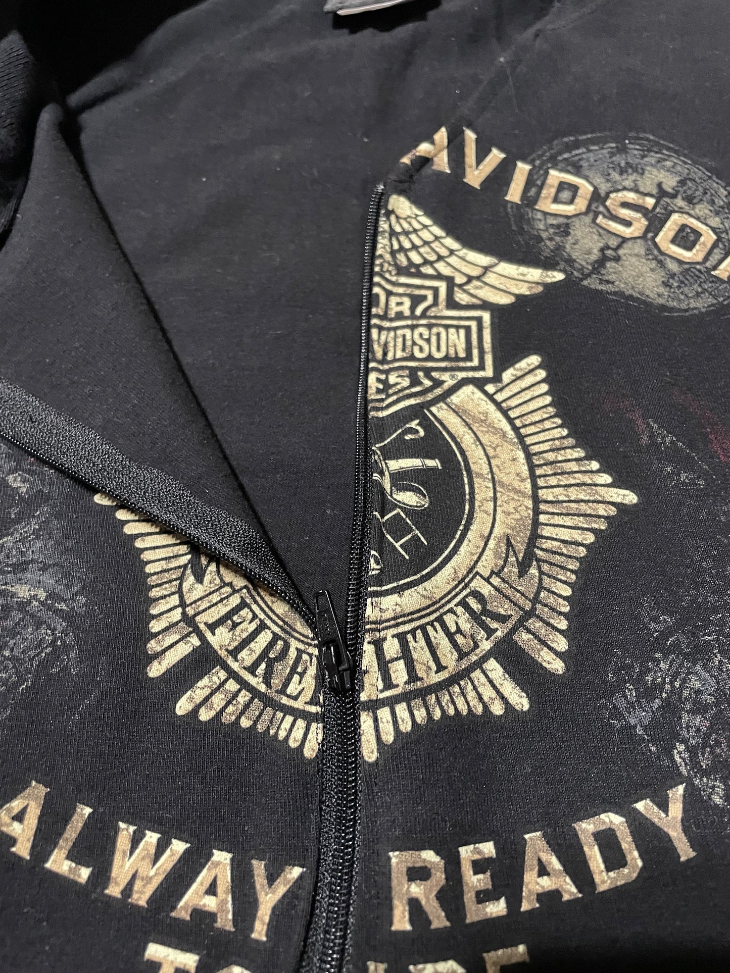 Harley Davidson Zip-Crop