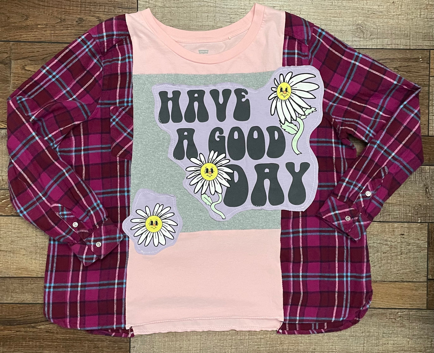 Good Day Flannel Tee