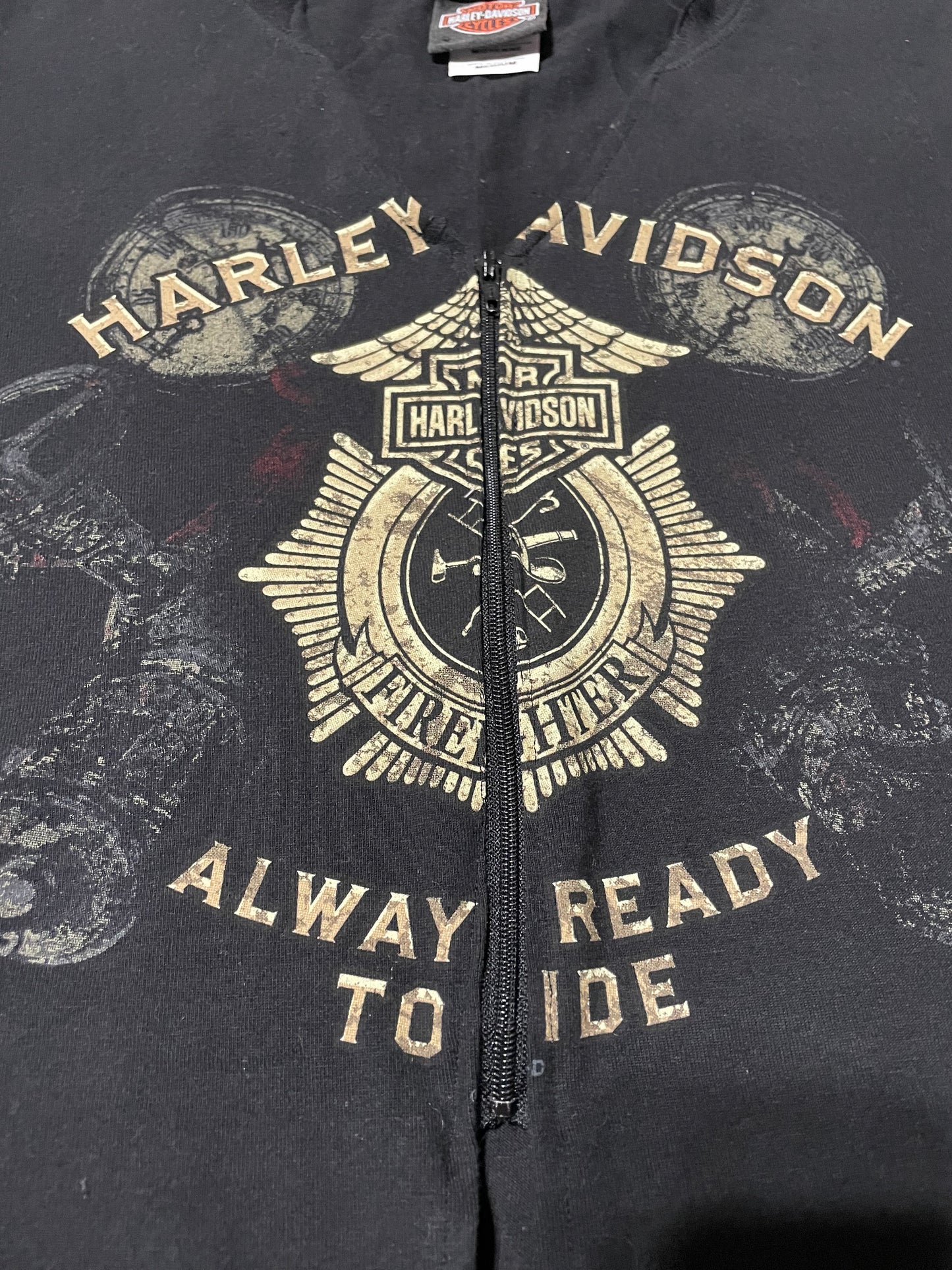 Harley Davidson Zip-Crop