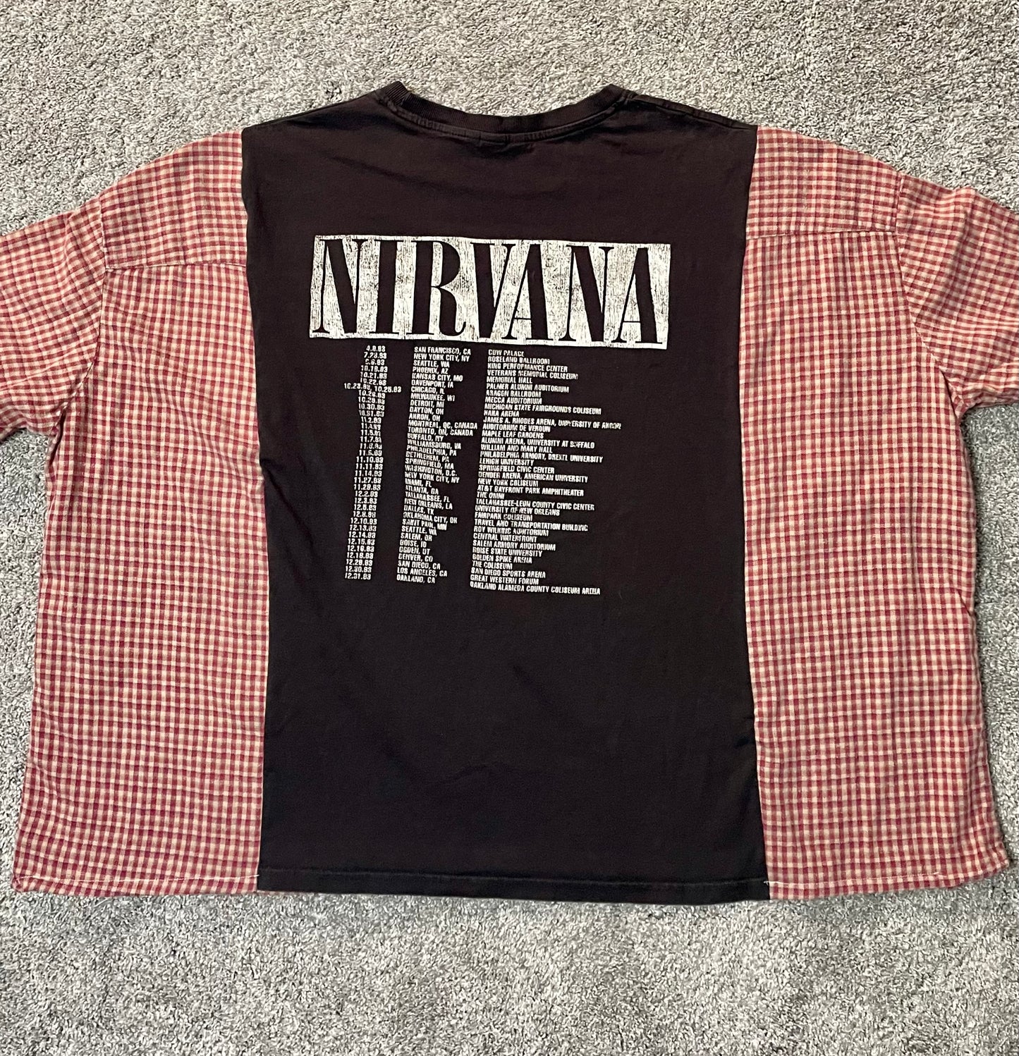 Nirvana Flannel Tee