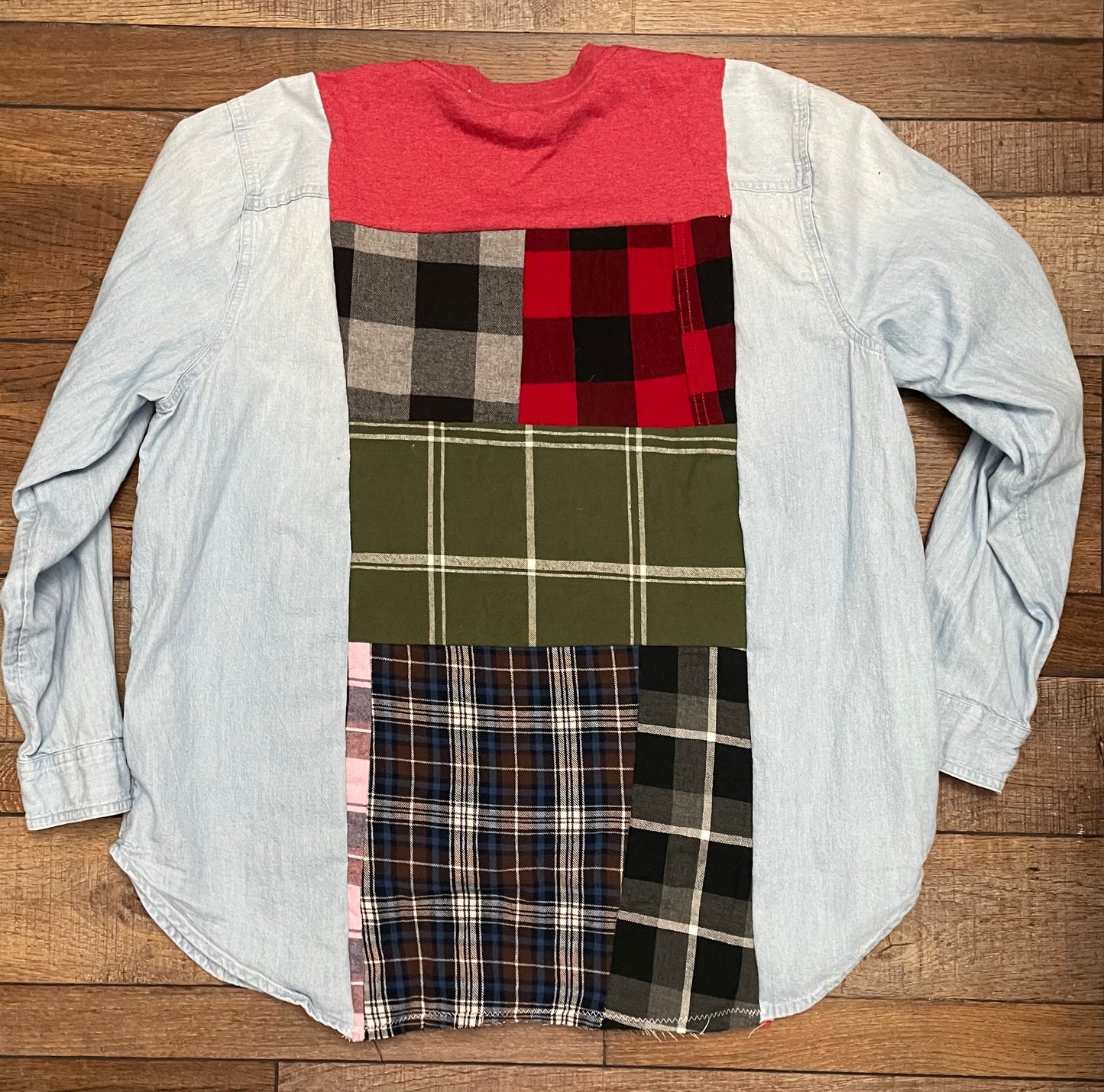 Happy Flannel Tee
