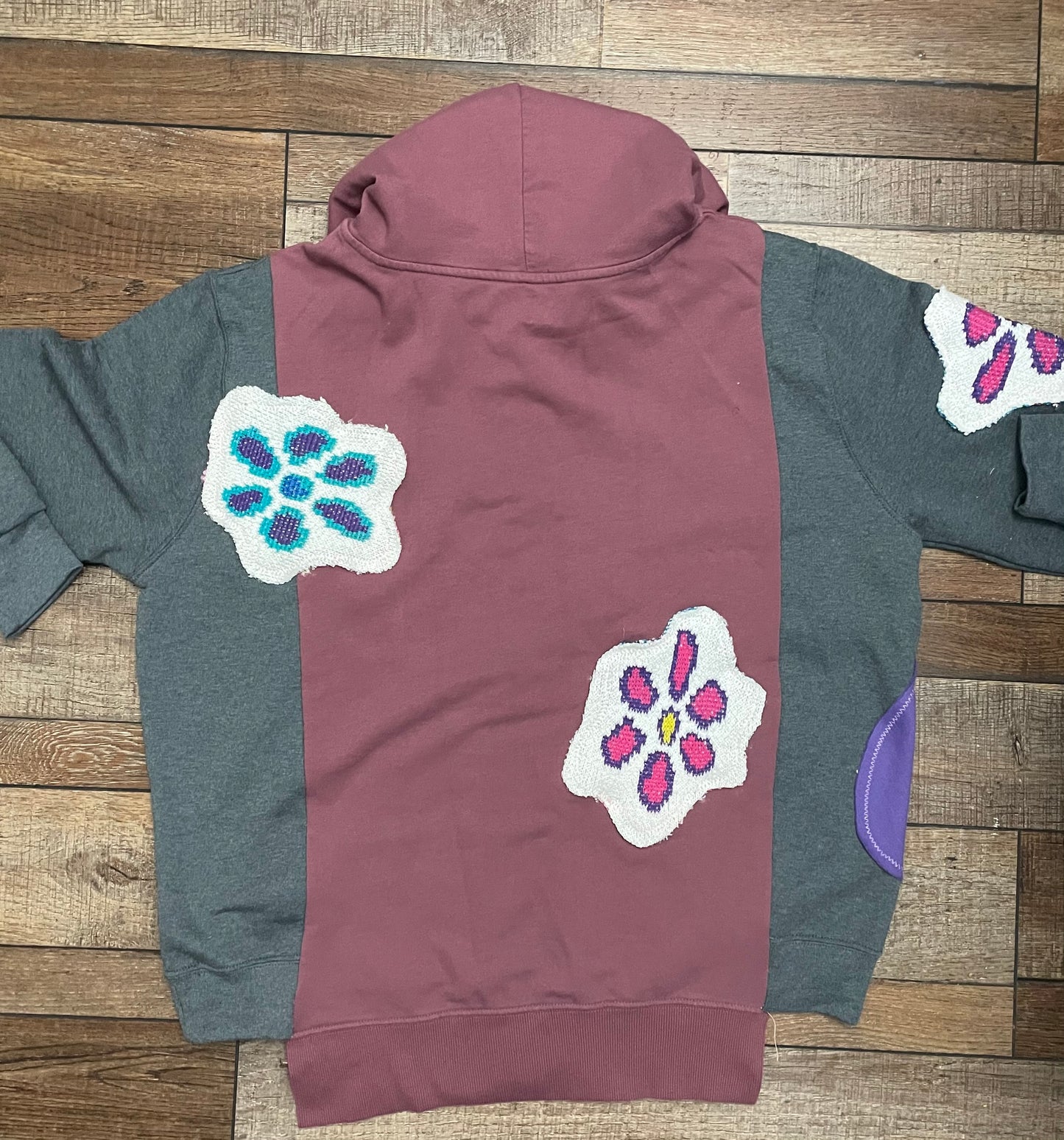 Flower Patch Zip-Up Hoodie
