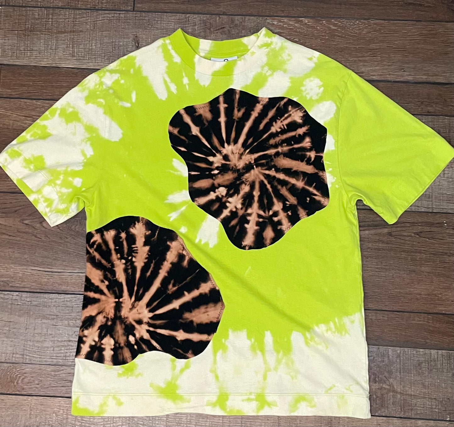 Two-Tone Tie-Dye Tee