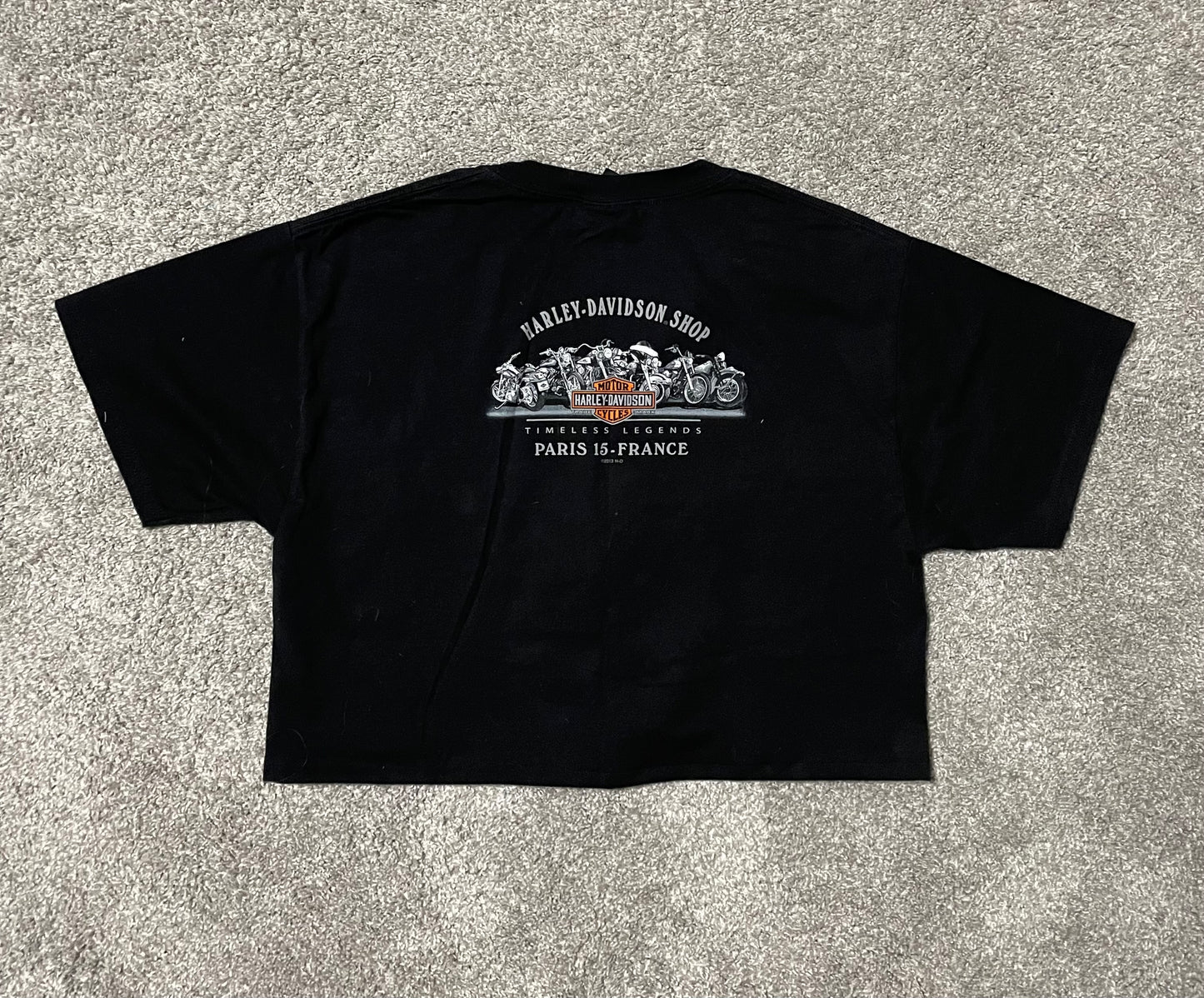Harley Davidson Zip-Crop