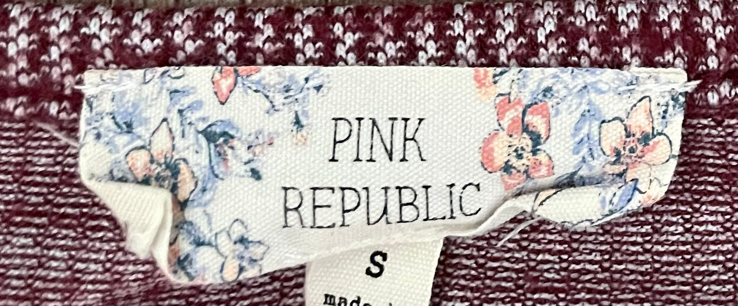 Pink Republic Tie-Front Top