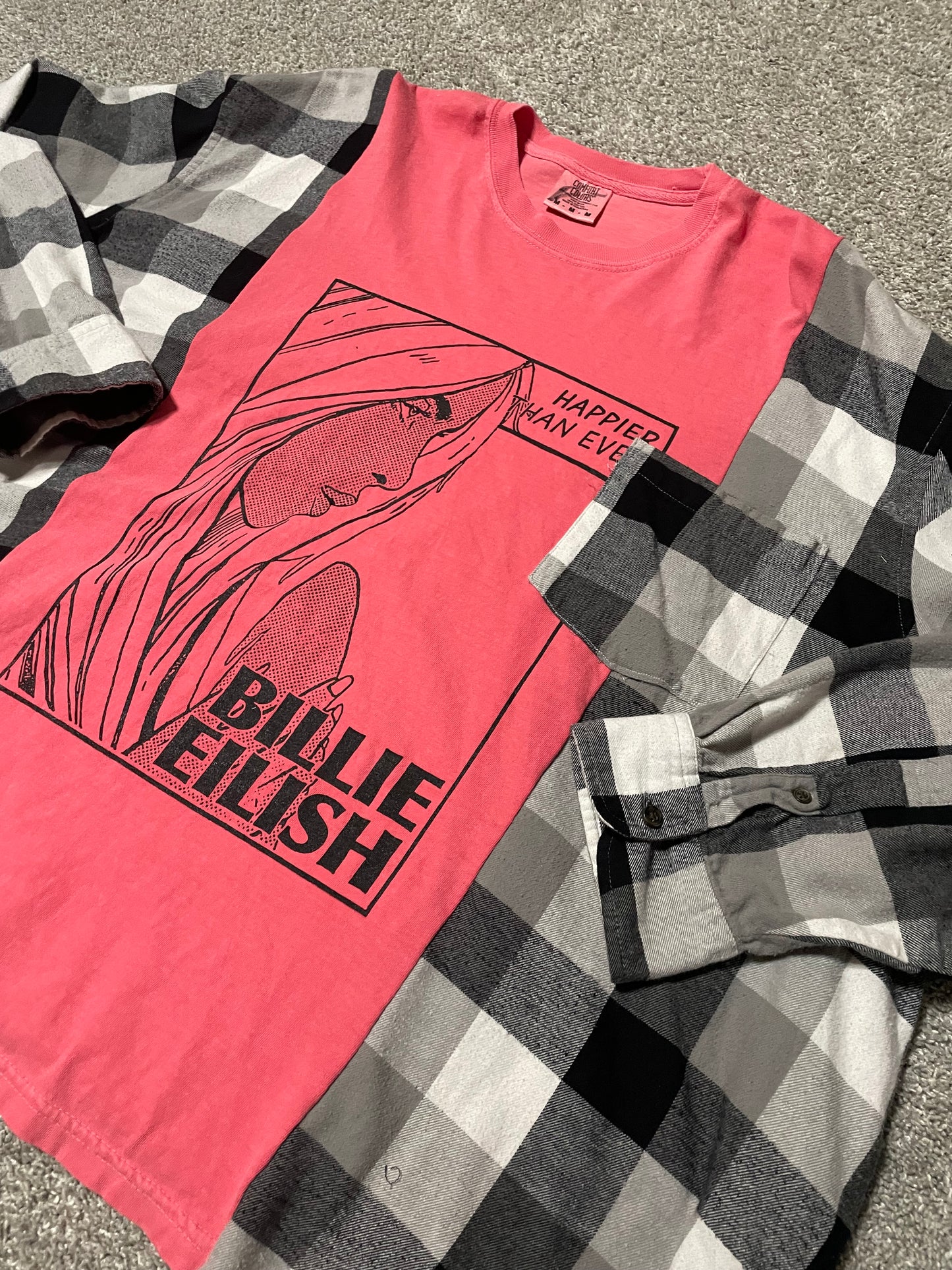 Billie Eilish Flannel Tee