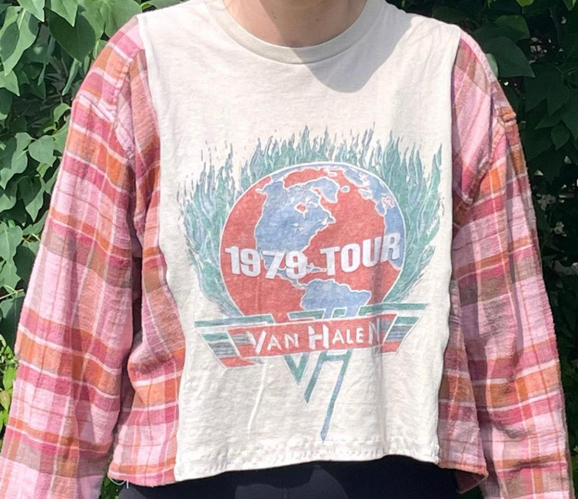 Van Halen Flannel Tee