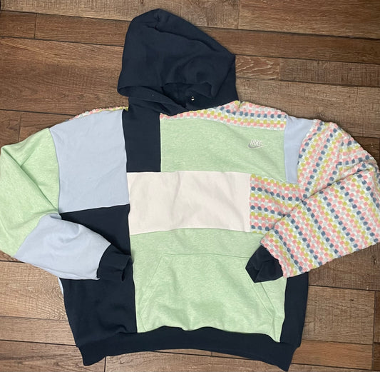Pastels & Navy Nike Hoodie