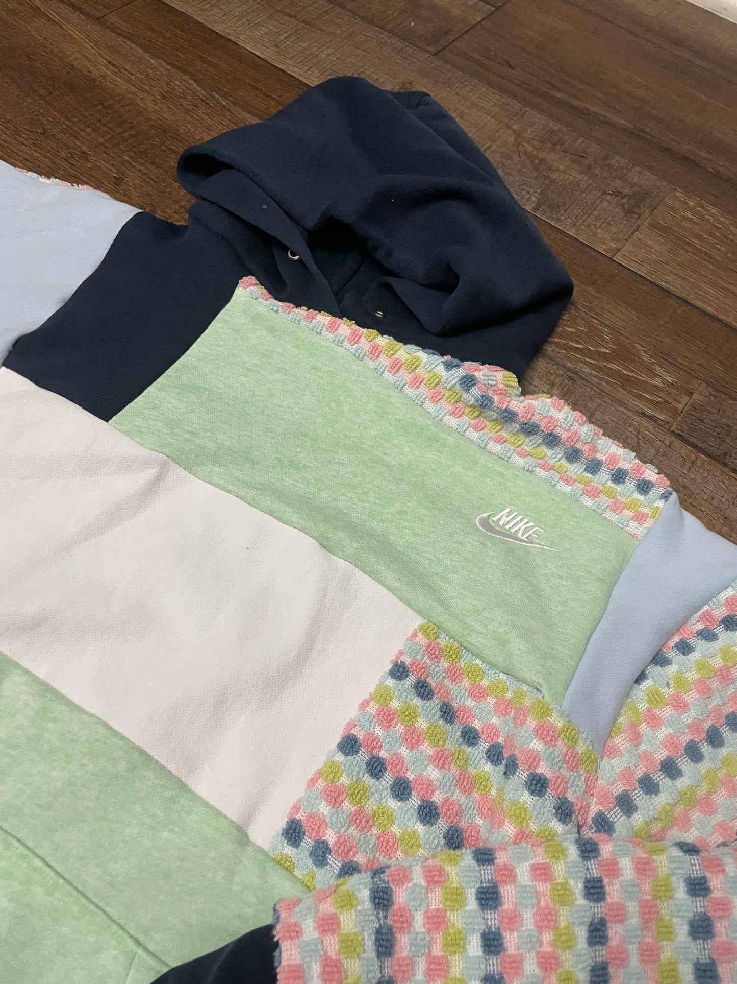 Pastels & Navy Nike Hoodie