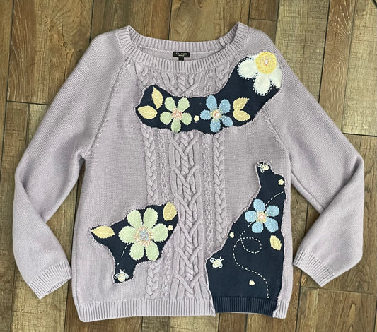 Floral Escape Sweater