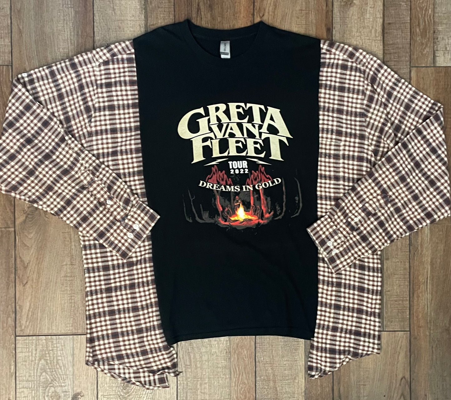 Greta Van Fleet Flannel Tee