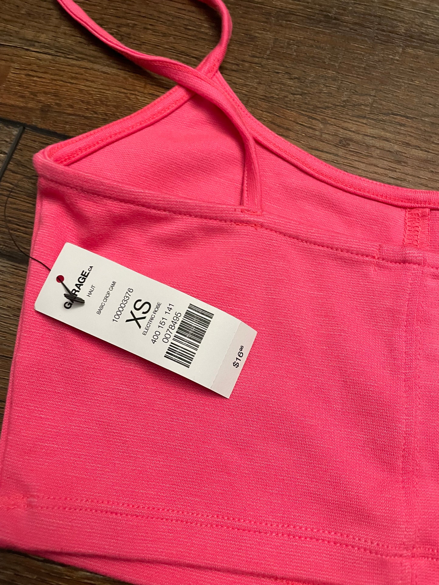 Garage Crop Top NWT