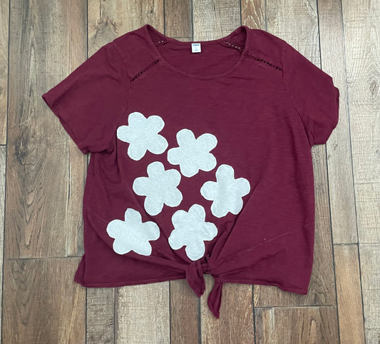 Flower Tie Top