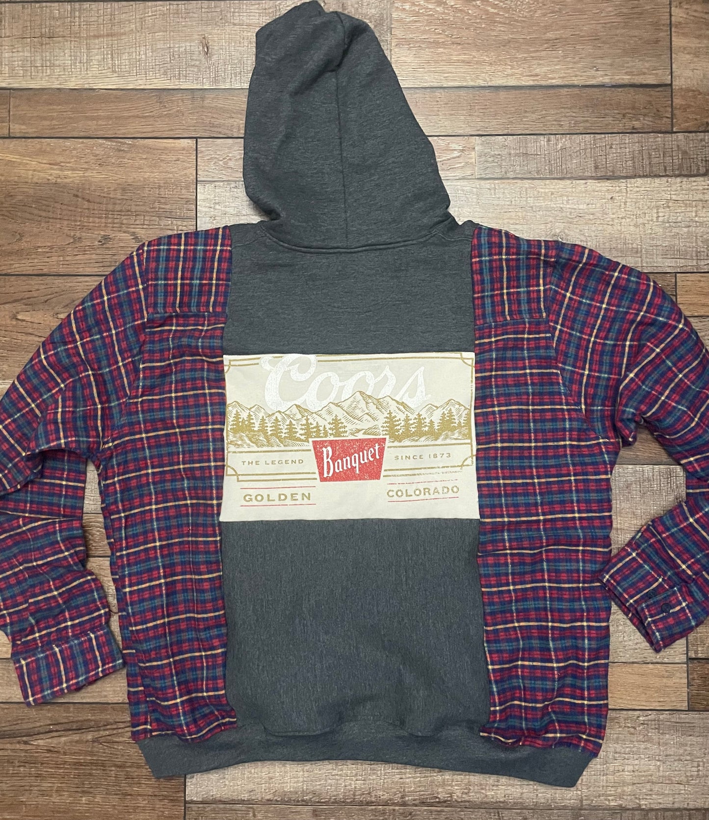 Coors Flannel Hoodie