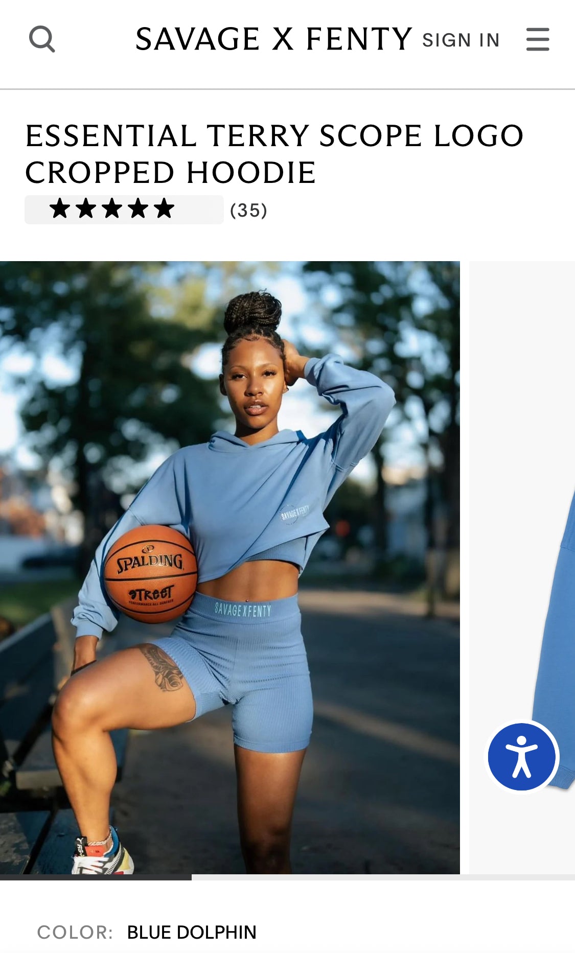 Savage X Fenty Hoodie NWT