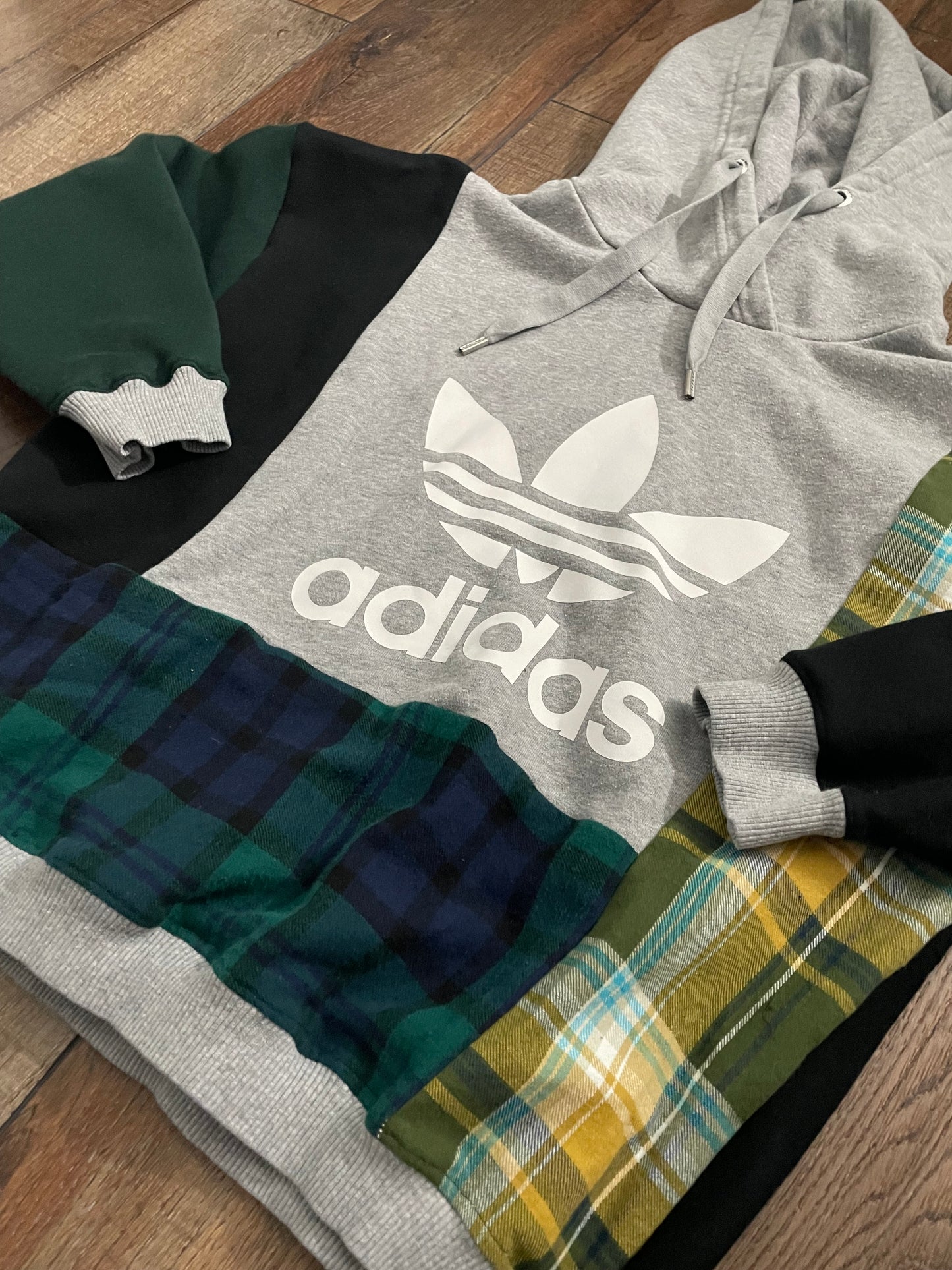 Flannel Sport Hoodie