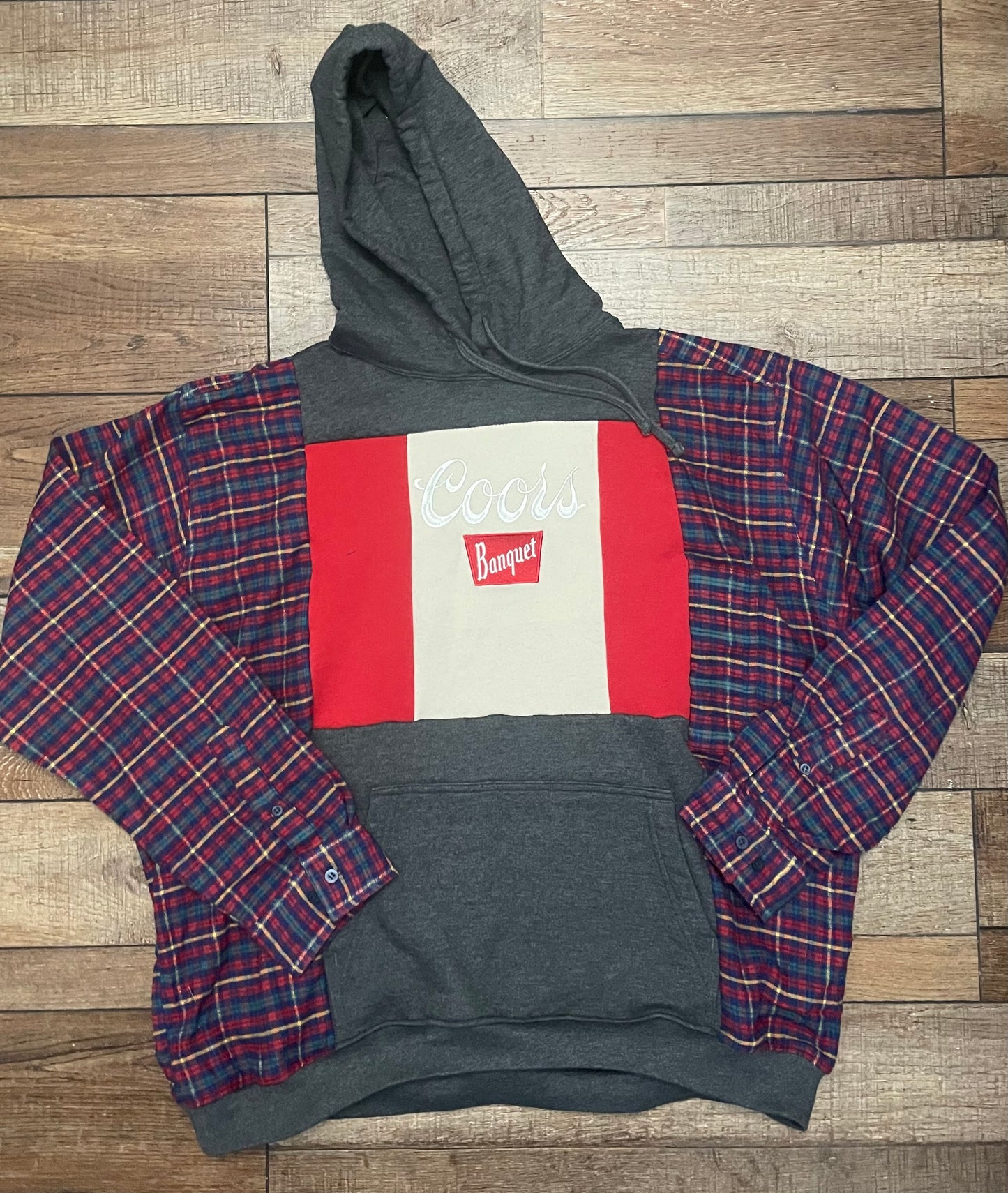 Coors Flannel Hoodie