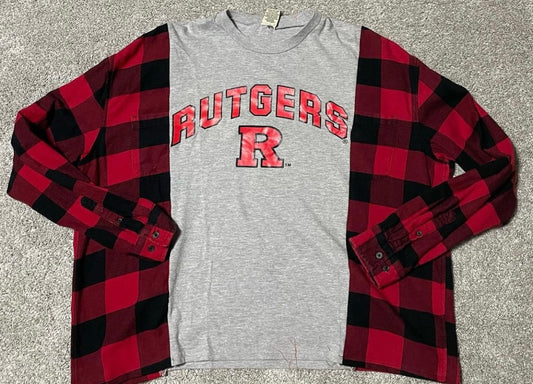 Rutgers Flannel Tee