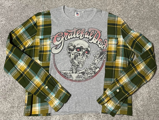 Grateful Dead Flannel Tee